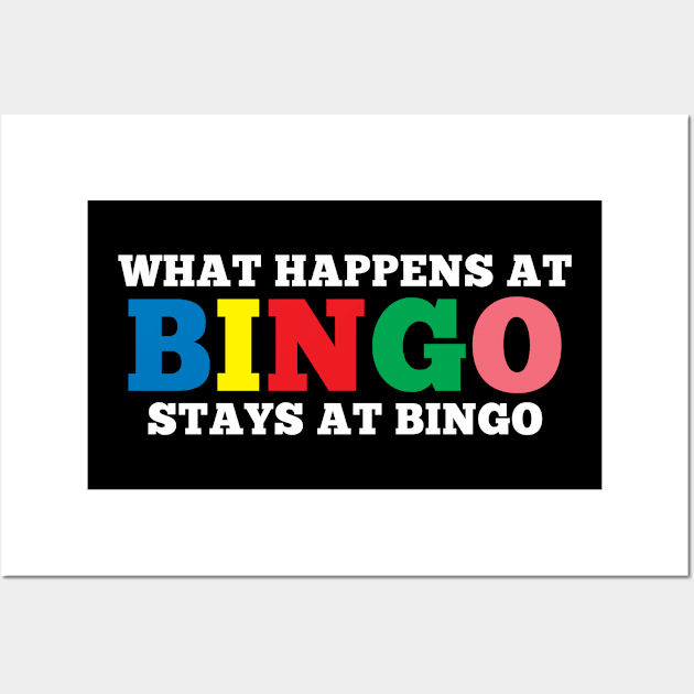 Bingo Bingo Player Bingo Caller Wall Art by CreativeGiftShop